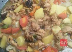 Illustration of home-cooked braised chicken 8