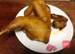 Illustration of how to make soy sauce chicken 10