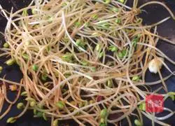 Illustration of how to make fried bean sprouts and vermicelli 3