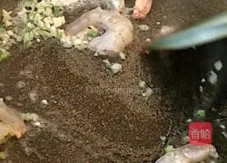 Illustration of how to make shrimp and broccoli 2