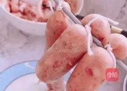 Illustration of homemade crispy small intestine 9