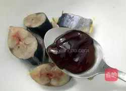 Illustration of how to make pan-fried mackerel 3