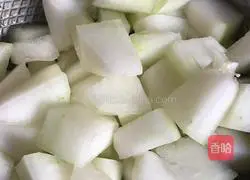 Illustration of braised winter melon 1