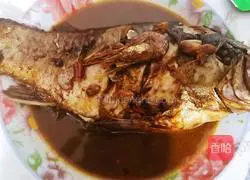 Braised crucian carp recipe 4