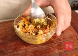 Ecstasy Cure Crab Meat and Tofu, every bite feels like sucking crab roe! Illustration of how to do it 7