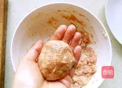 Illustration of how to make Sixi meatballs 7