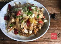 Illustration of Steaming Dried Fish 9