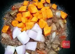 Illustration of French Red Wine Beef Stew 14