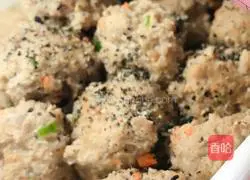 Illustration of how to make nutritious vegetables with beef balls 12