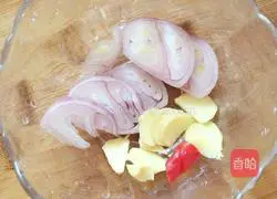 Illustration of braised chicken with mushrooms 2