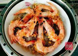 Steamed South American white prawns with vermicelli Illustration of how to do it 17