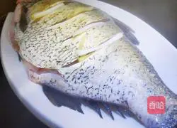 Illustration of how to make steamed bream 6