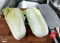 Illustration of how to make oil-consuming baby vegetables 2