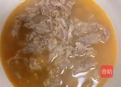 Illustration of how to make fat beef in sour soup 4