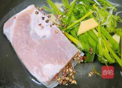 Illustration of how to make bicui white meat 3