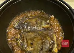 Illustration of how to make sweet and sour butterfly fish head 10