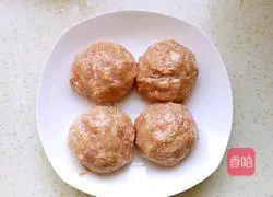 Illustration of how to make Sixi meatballs 8