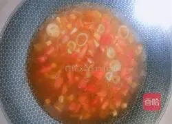 Illustration of how to make tomato sauce tofu 2