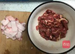 Illustration of how to make fried pork with pepper 1