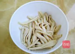 Illustration of how to make fried king oyster mushroom 3