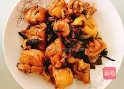 Illustration of how to make chicken stewed with mushrooms 6