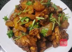 Illustration of how to make chicken stewed with potatoes 8