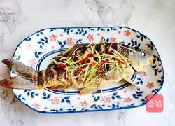 Illustration of how to steam wild carp 7