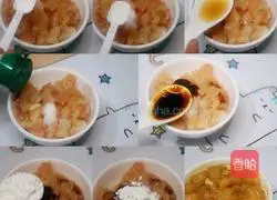 Illustration of how to make diced shrimp oil, winter melon and chicken 2