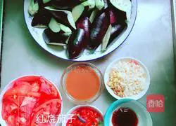 Braised Double Eggplant (Eggplant + Tomato) Recipe Illustration 1