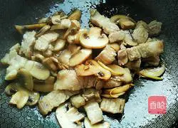 Illustration of how to make fried meat with mushrooms 11