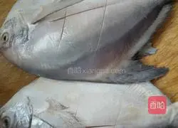 Illustration of how to make dry-roasted flat fish 1