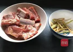 Steamed glutinous rice with pork ribs Practice illustration 6