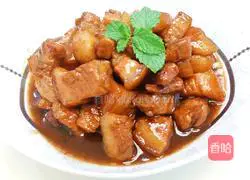 Illustration of how to make braised pork 14