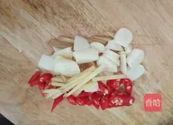 Illustration of how to make fried scallops 2