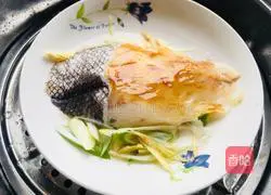 # steamed vegetables # steamed codfish Illustration of how to do it 3