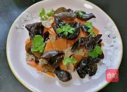 Illustration of how to cook carrots and fungus 11