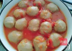 Illustration of how to make tomato beef balls 8