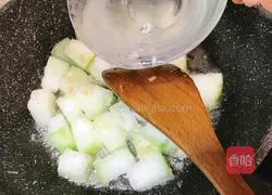 Illustration of how to make scallops and winter melon 10