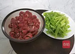 Illustration of Stir-fried Beef with Wheat Celery 4