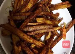 Illustration of how to make spicy stir-fried