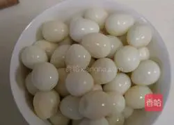 Illustration of how to make spicy beer quail eggs 2