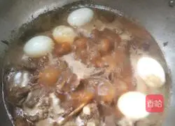 Illustration of Braised Pork Ribs and Braised Eggs 9