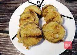 #Hebei cuisine# Fried eggplant box recipe illustration 14