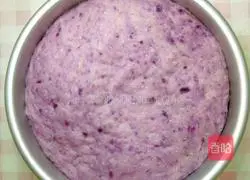 Illustration of how to make purple sweet potato cake 8