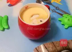 Illustration of how to make egg custard 5