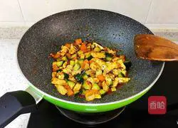 Illustration of how to make Kung Pao Chicken Rice Bowl in a flash restaurant 13