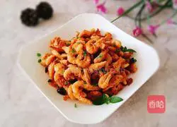 Illustration of how to make crispy river shrimp 18