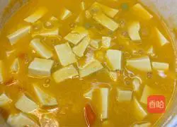  Illustration of how to make crab roe tofu 5