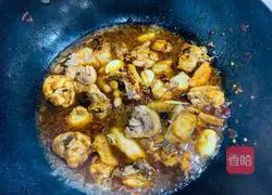 Illustration of how to make large plate chicken 9