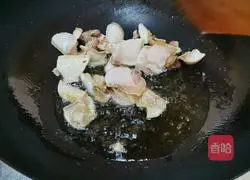 Illustration of how to make stir-fried cauliflower with meat 15